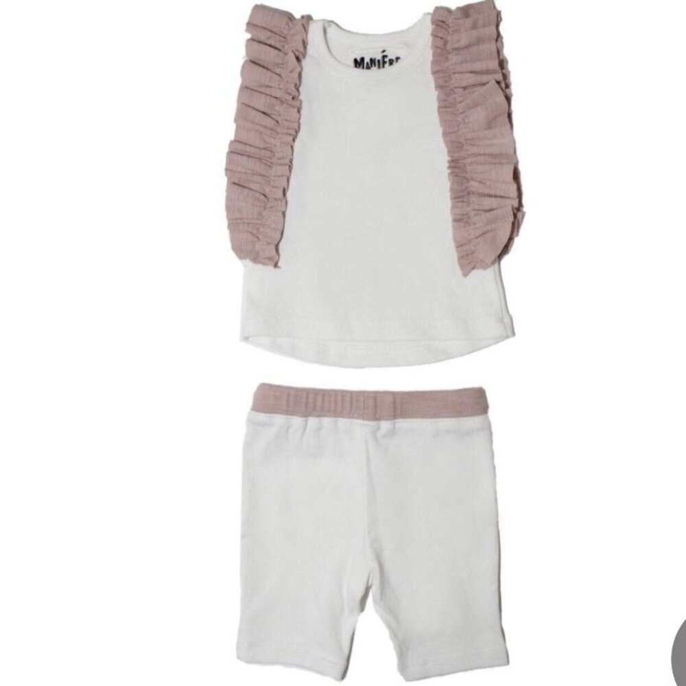 🆕NWT Maniere Ruffle Sleeve Outfit